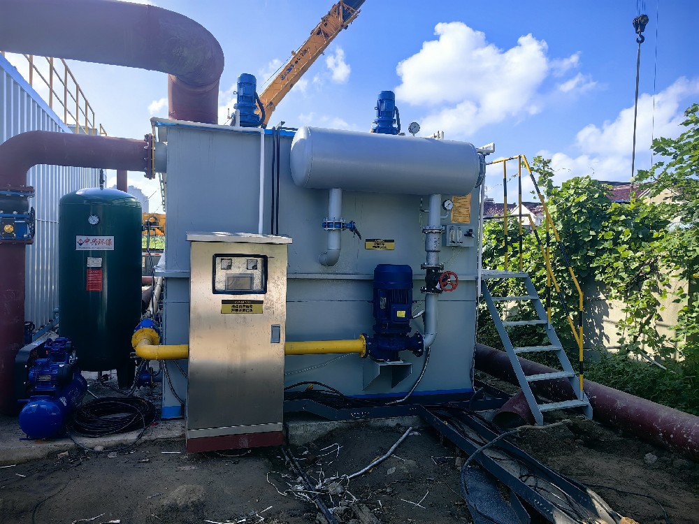 2024年10月18日中建環(huán)能 江蘇省南通市海安市河道污水210方氣浮機